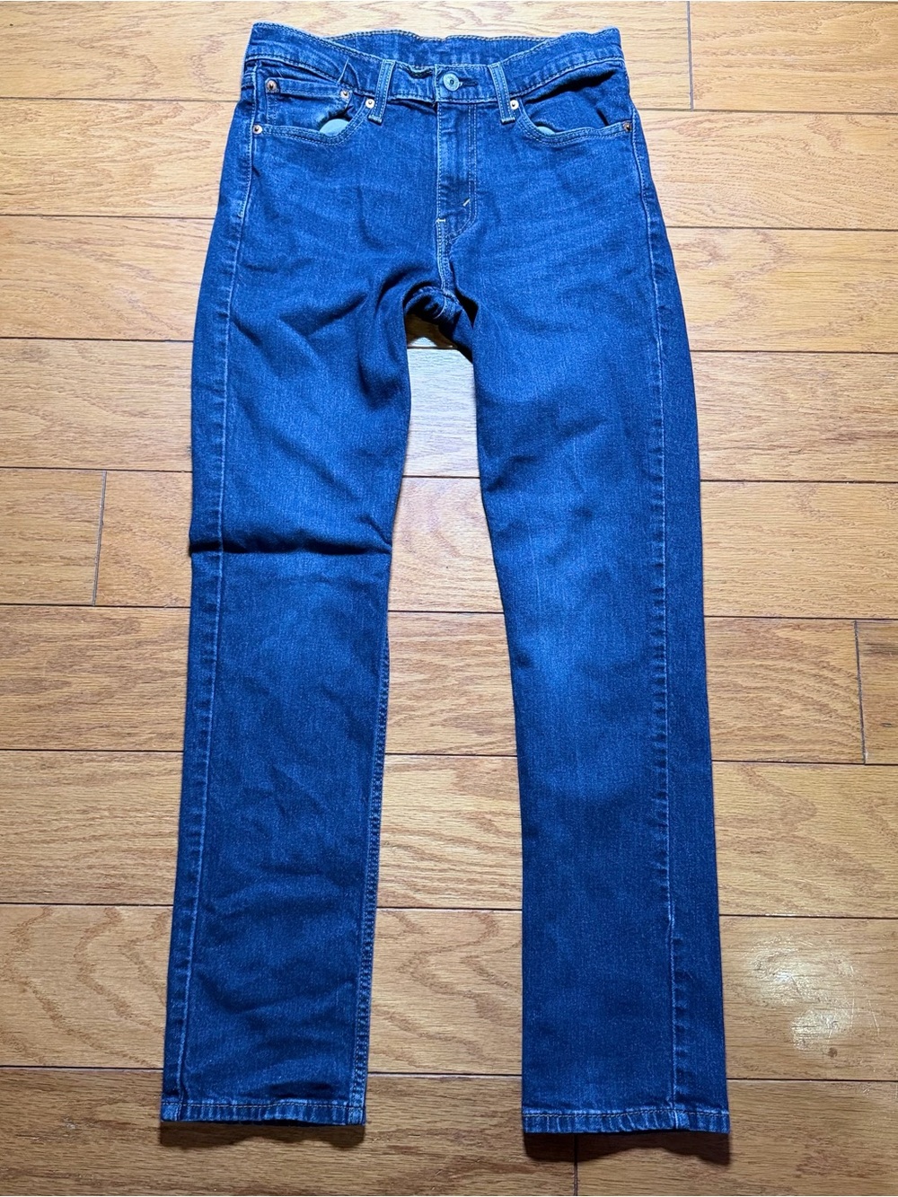 Levi's Men's Straight Jeans in Deep Blue